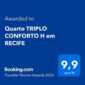 Quarto Triplo Conforto H Em Quarto em Acomodações Particulares